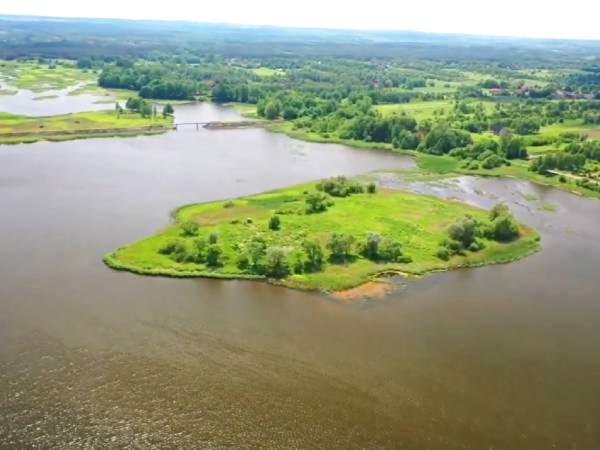 Wyspa na Jeziorze Poraj