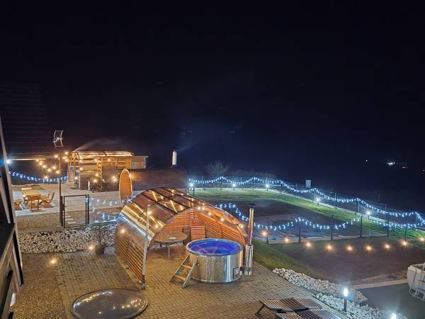 Domek Letniskowy Uście Gorlickie, Spa, Balia ogrodowa