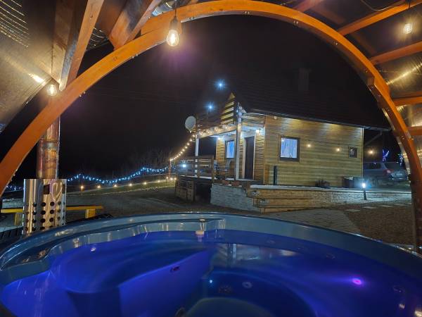 Domek Letniskowy Uście Gorlickie, Spa, Balia ogrodowa