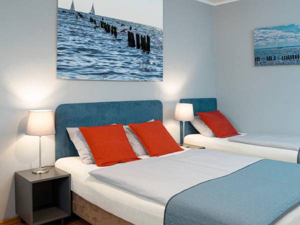 pokój 3 os z balkonem