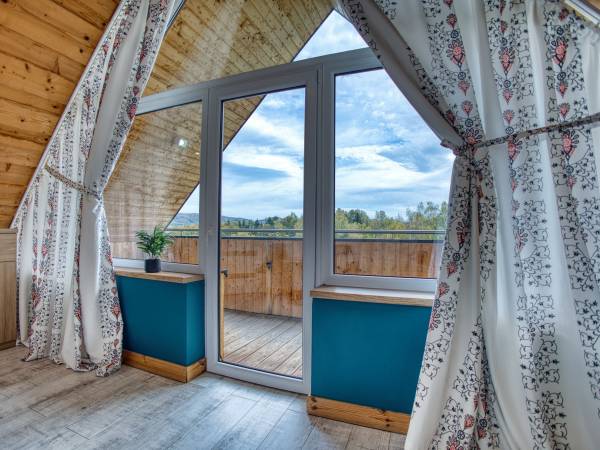 Chatka całoroczna- Sypiania piętro