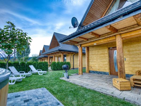 Chatka całoroczna- ogród