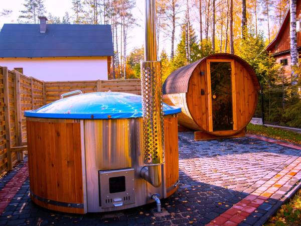 Domek z Basenem ,sauną i banią ruską.