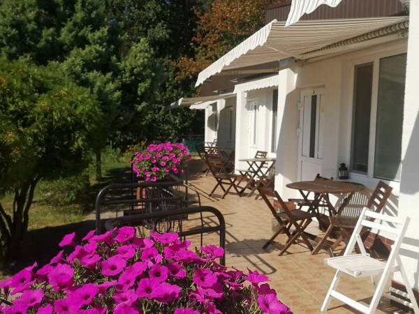 Tarasy pokoi od strony zachodniej