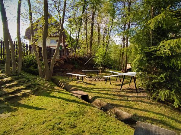 Miejsce na ognisko nad rzeczką