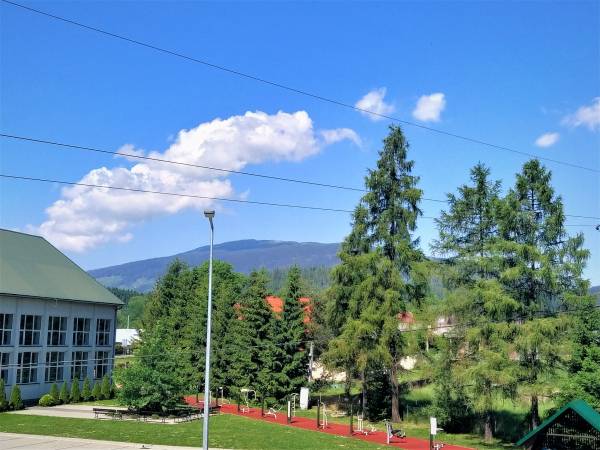 Widok na Babią Górę