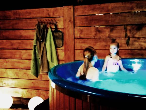 Loft House Rozewie Całoroczne domki z balią ogrodową 