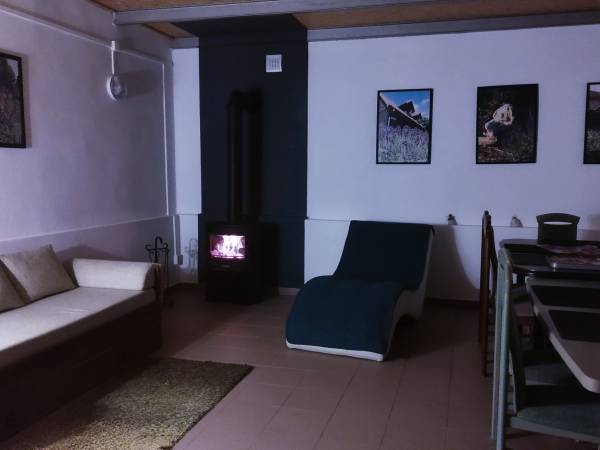 Pokój dienny w Nowoczesnej stodole