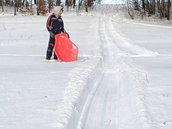 górka na sanki, zima 2025