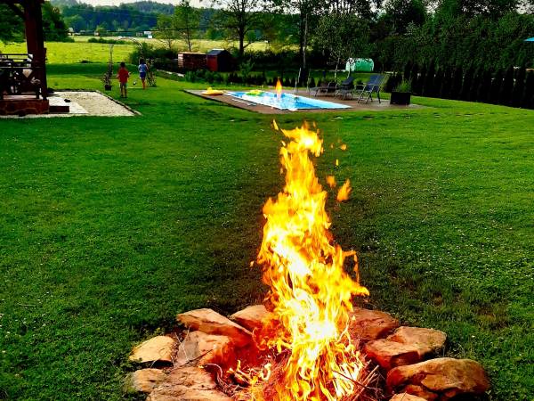 Domek Skowronek z basenem