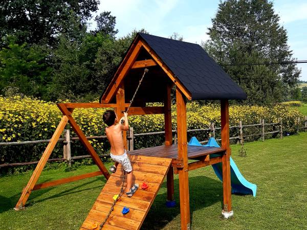 Domek Skowronek z basenem