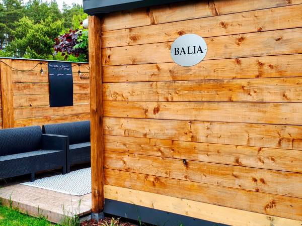 Loft House Rozewie Całoroczne domki z balią ogrodową 