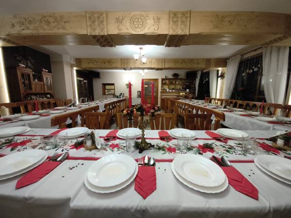 Willa Anna - jadalnia na święta