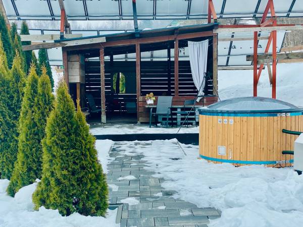 Balia z jacuzzi i altana domek 
