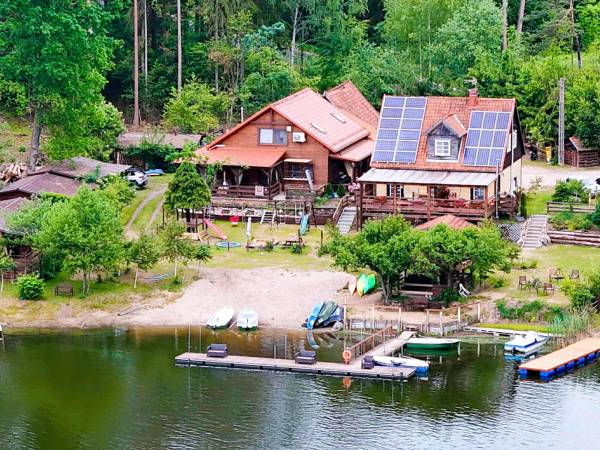 Rybaczówka z lotu ptaka 