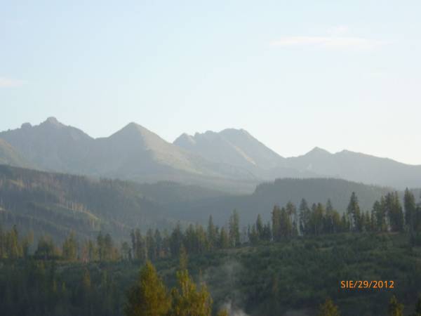 widok z okien niektórych pokoi