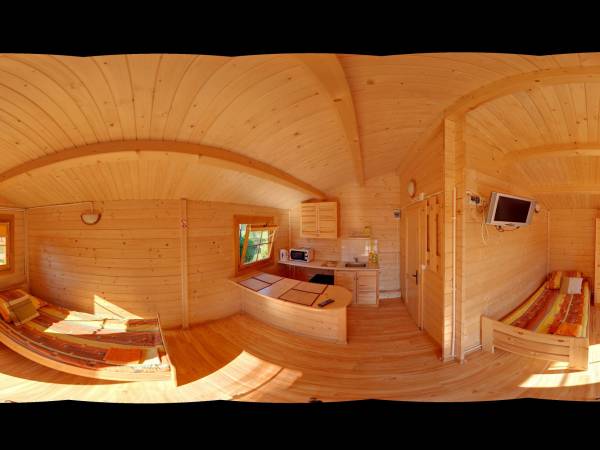 Domek z aneksem kuchennymi łazienką