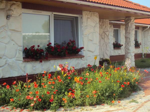 rabata makowa przed domem