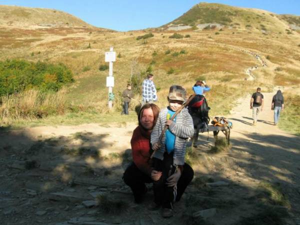 Pod Tarnicą w Bieszczadach.