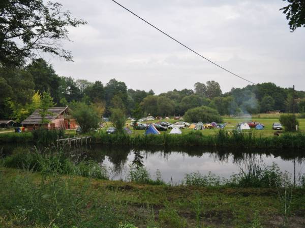 Widok na pole biwakowe