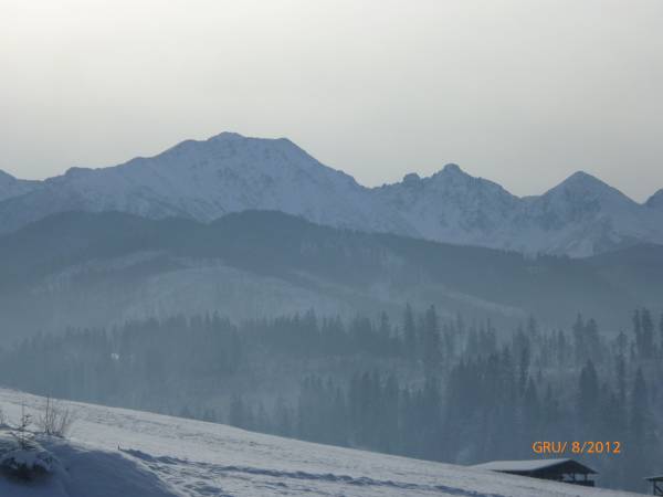 widok z okien niektórych pokoi