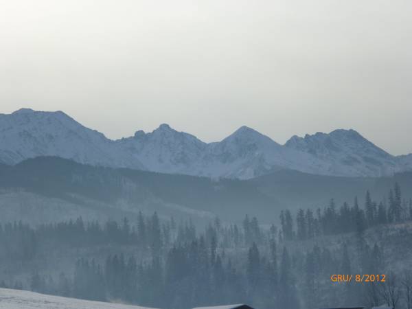 widok z okien niektórych pokoi