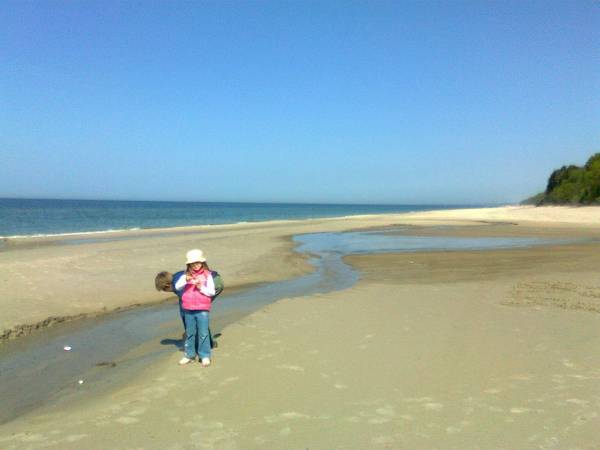 Plaża w Gąskach.