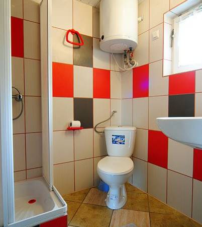 Łazienka w domku ,,Rosiczka"