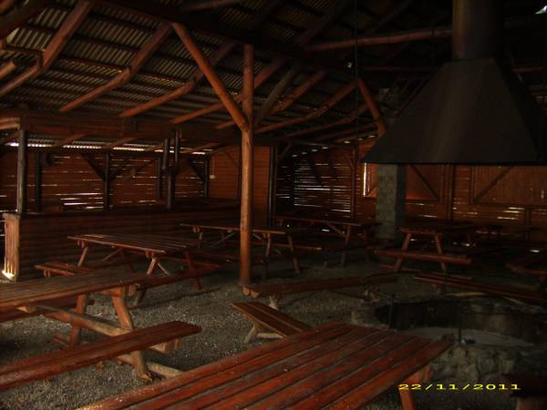 Zadaszona wiata ogniskowa