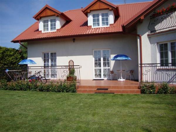 Elewacja zachodnia -widok z ogrodu