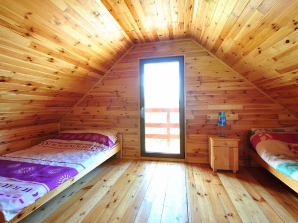 sypialnia domku 6 osobowego