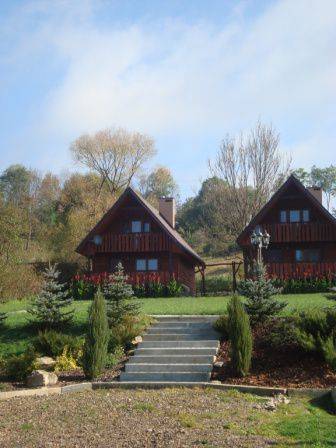 Całoroczne domki z kominkami