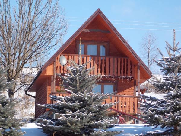 Całoroczne domki z kominkami