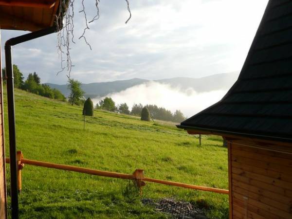 Widok z Domków na Polach