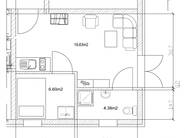 APARTAMENT KAPITANA - projekt