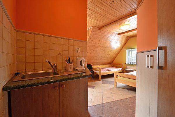 pokój 2 osobowy z łazienką i aneksem kuchennym