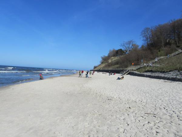 Plaża w Jastrzębiej Górze