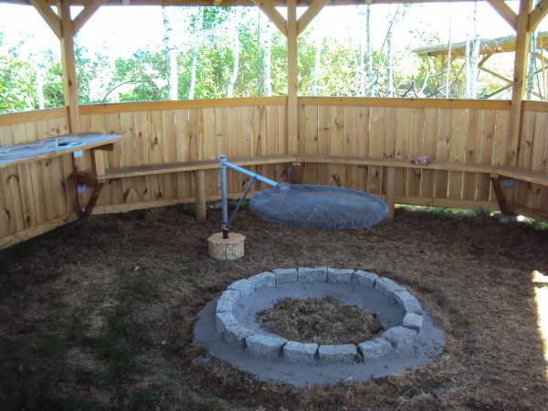 altana grillowa wnętrze