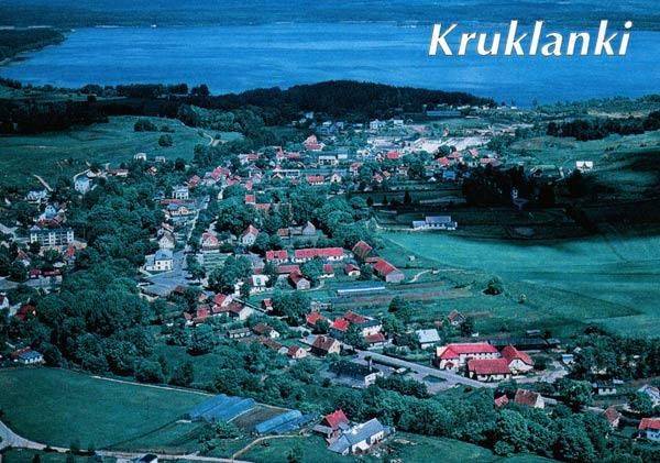 Rzut z góry na miejscowość.