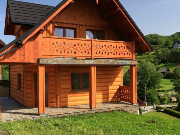 Komfortowy domek z kominkiem