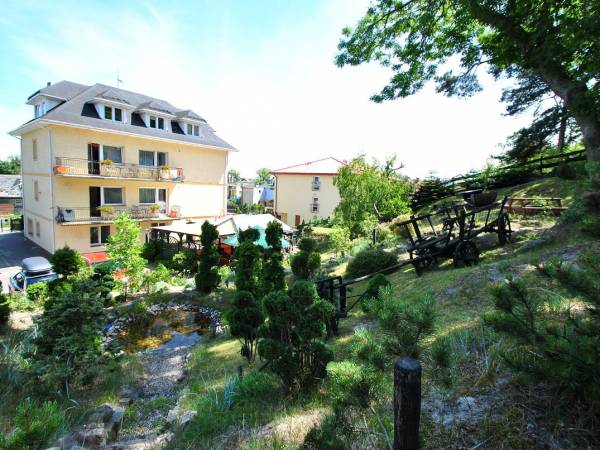 Widok ze skarpy na Pensjonat