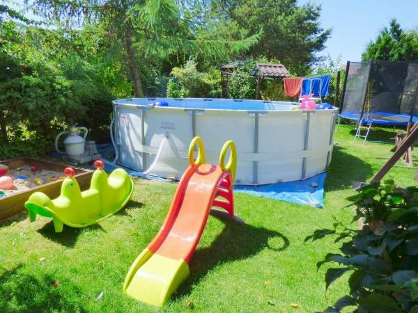 basen zjeżdżalnia bujak piaskownica