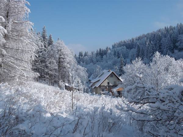 widok zimą od str. zach.