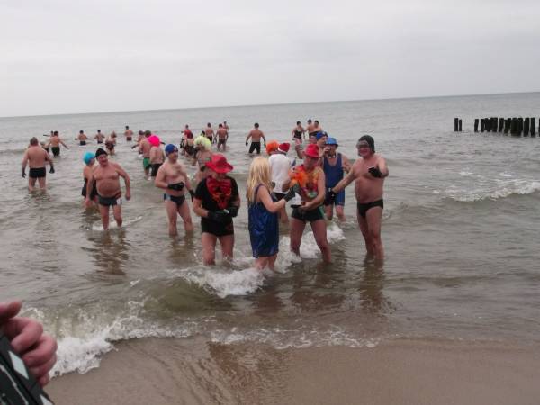 Kapiel noworoczna morsów