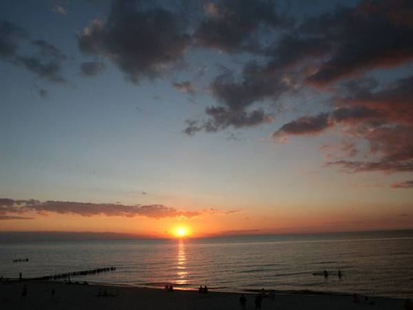 takie zachody słońca to tylko w Mielnie!