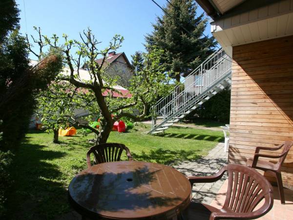 Wyjście na ogród z pokoju nr 6