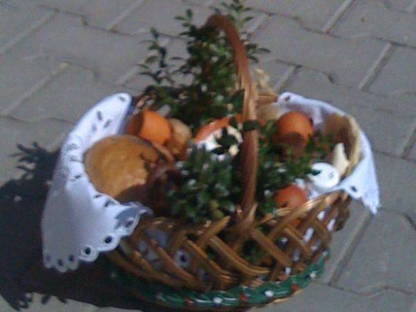 Nasz tradycyjny góralski koszyk wielkanocny