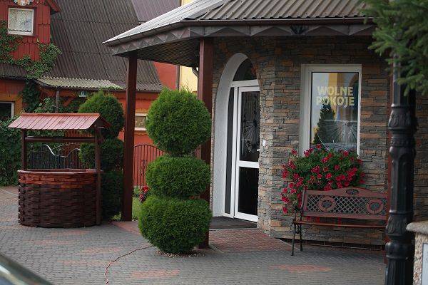 Wejście do pensjonatu