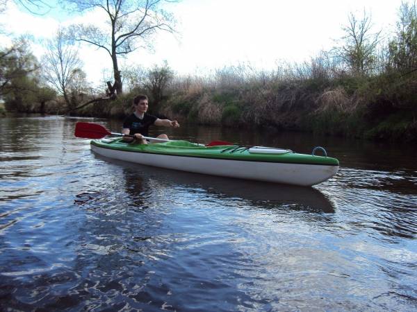 spływamy rzeką Trzesniówką