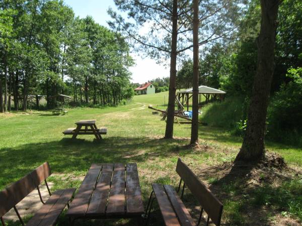 Teren przy brzegu jeziora